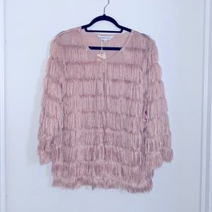 Vintage Simply Be UK Capsule Rośe Fringe Jacket